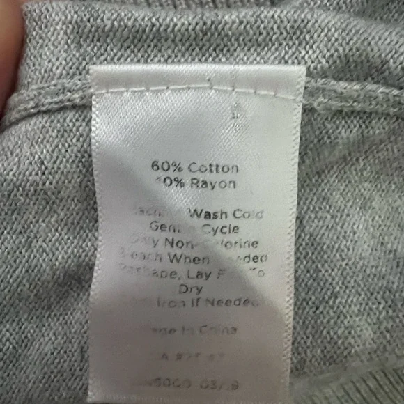 Talbots Nautical Lightweight Frenchie Dog Sweater Spring Crewneck - Size M - Picture 7 of 7